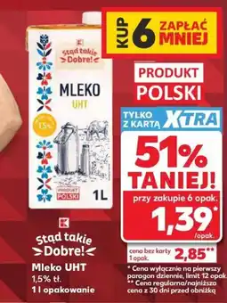 Kaufland Mleko UHT oferta