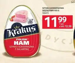 Selgros Szynka konserwowa wieprzowa Krakus oferta