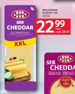 Selgros Ser cheddar w plastrach Kuchmistrza Mlekovita oferta