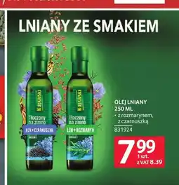 Selgros Olej lniany Kujawski z rozmarynem oferta