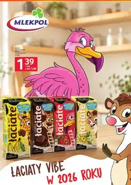 Selgros Mleko UHT smakowe bananowe Łaciate oferta