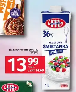 Selgros Śmietanka deserowa UHT Mlekovita 36% oferta