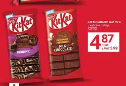 Selgros Czekolada KitKat Brownie oferta