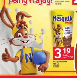 Selgros Napój mleczny Nesquik Shake oferta
