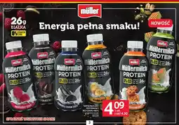 Selgros Napój mleczny proteinowy bez cukru Müllermilch Protein o smaku malinowym oferta