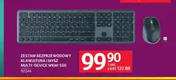 Selgros Zestaw bezprzewodowy klawiatura i mysz Hama Multi-Device WKM-550 oferta
