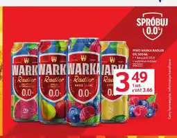 Selgros Piwo bezalkoholowe Warka Radler Grejpfrut z pomarańczą oferta