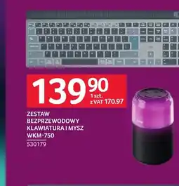 Selgros Zestaw bezprzewodowy klawiatura i mysz Hama WKM-750 oferta
