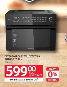 Selgros Frytkownica beztłuszczowa Melchioni Family Benedetta oferta