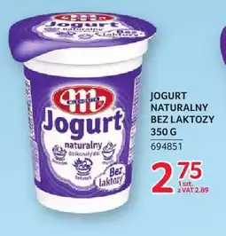 Selgros Jogurt naturalny bez laktozy Mlekovita oferta