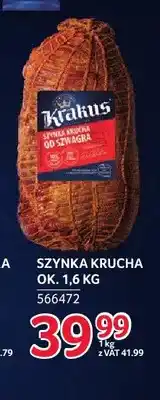 Selgros Szynka krucha od szwagra Krakus oferta