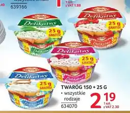 Selgros Twaróg Delikatny ze szczypiorkiem Président oferta