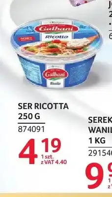 Selgros Ser ricotta Galbani oferta