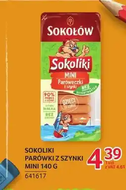 Selgros Parówki z szynki Mini Sokoliki Sokołów oferta