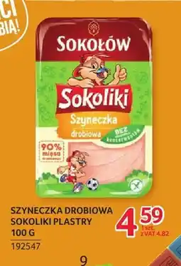 Selgros Szyneczka drobiowa plastry Sokoliki Sokołów oferta