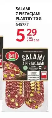 Selgros Salami z pistacjami plastry Bell oferta