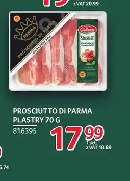 Selgros Szynka Prosciutto di Parma w plastrach Galbani oferta