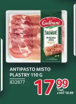 Selgros Antipasto Misto w plastrach Galbani oferta