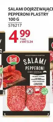 Selgros Salami dojrzewające pepperoni plastry Bell oferta