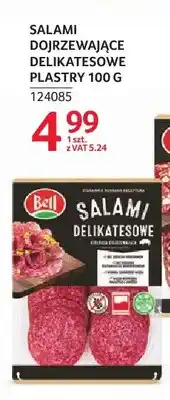 Selgros Salami dojrzewające delikatesowe plastry Bell oferta