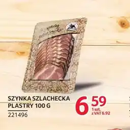 Selgros Szynka szlachecka plastry ZMB Białystok oferta