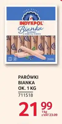 Selgros Parówki Bianka Indykpol oferta