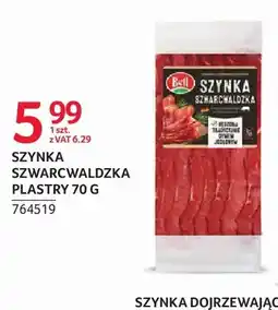 Selgros Szynka szwarcwaldzka plastry Bell oferta