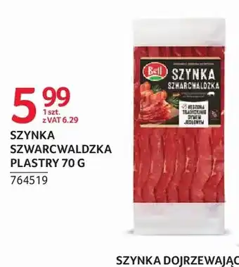 Selgros Szynka szwarcwaldzka plastry Bell oferta