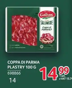 Selgros Coppa di Parma w plastrach Galbani oferta