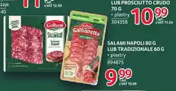 Selgros Salami Napoli w plastrach Galbani oferta