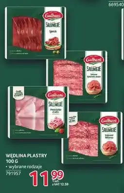 Selgros Szynka Speck w plastrach Galbani oferta