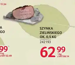 Selgros Szynka Zielińskiego oferta