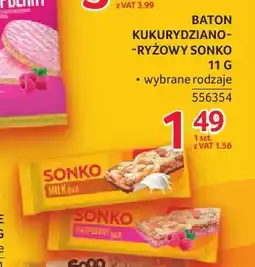Selgros Baton kukurydziano-ryżowy Sonko oferta