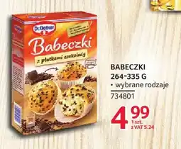 Selgros Babeczki z płatkami czekolady Dr.Oetker oferta