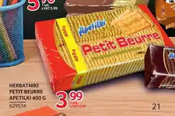 Selgros Herbatniki Petit Beurre Apetilki oferta