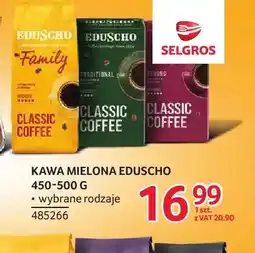 Selgros Kawa mielona Eduscho Family Classic Coffee oferta