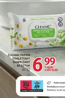 Selgros Papier toaletowy nawilżany Cleanic oferta