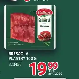 Selgros Bresaola w plastrach Galbani oferta