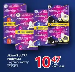 Selgros Podpaski Always Ultra oferta