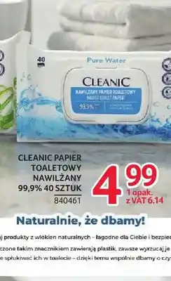 Selgros Papier toaletowy nawilżany 99,9% Cleanic oferta
