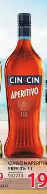 Selgros Wino bezalkoholowe Aperitif bezalkoholowy Cin & Cin Aperitivo oferta