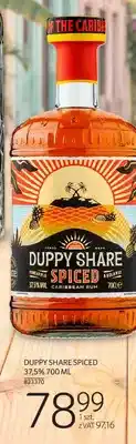 Selgros Rum Duppy Share Spiced 37,5% oferta