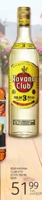 Selgros Rum Havana Club 3 YO 37,5% oferta