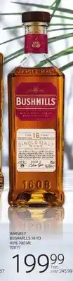 Selgros Whiskey Bushmills 16 YO 40% oferta
