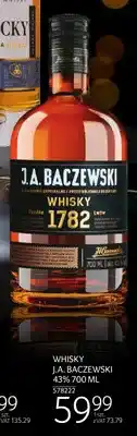 Selgros Whisky J.A. Baczewski 43% oferta