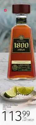 Selgros Tequila 1800 Añejo 38% oferta