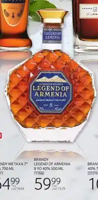 Selgros Brandy Legend of Armenia 8 YO oferta