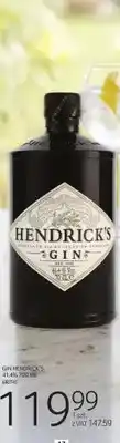 Selgros Gin Hendrick's 41,4% oferta