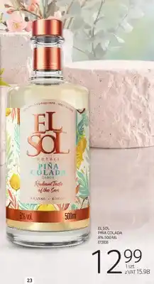 Selgros Koktajl El Sol Piña Colada 8% oferta