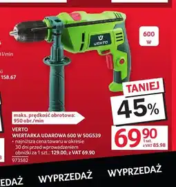 Selgros Wiertarka udarowa Verto 50G539 600W oferta